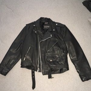 Wilson’s Leather Motorcycle Riding Jacket. Large.